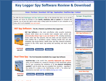 Tablet Screenshot of keylogger-spy.com